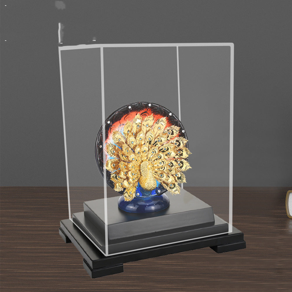 Eröffnungshäuserwarming goldener Folienschmuck Geschenkverzierung