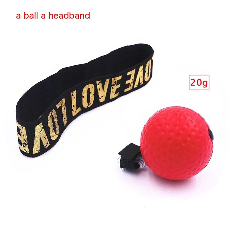 Head Worn Boxing Speed Ball Stress Reduction Weight Loss Training Equipment