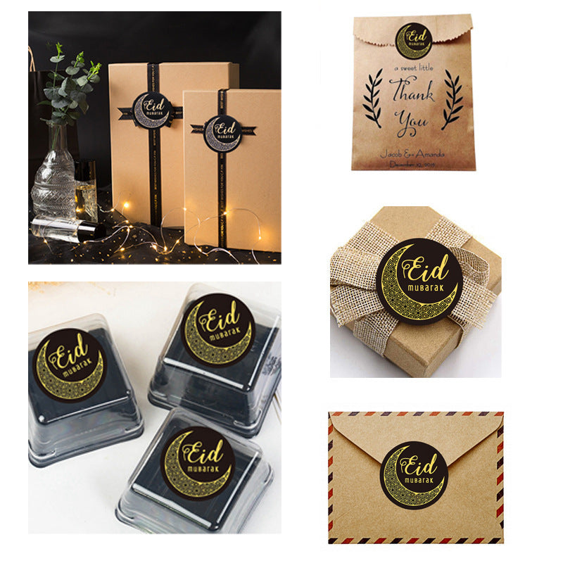 Sticker Letter Eid al-Fitr Sticker Candy Seal Decoration
