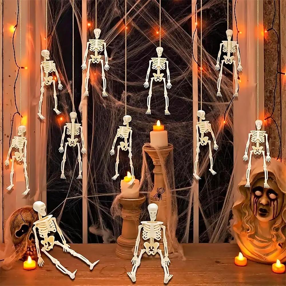 Halloween Resin Hanging Ornaments Set Indoor Outdoor Decorations-3