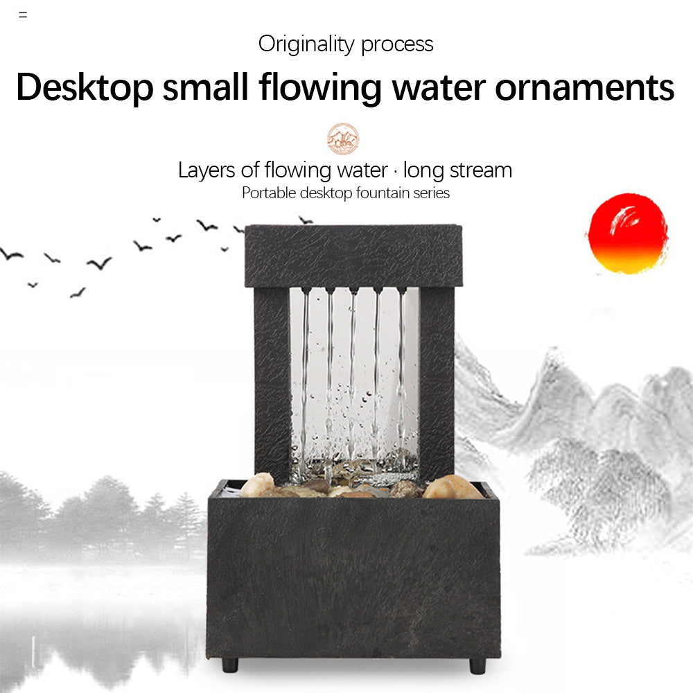 Small Fountain Water Ornaments to Make Money Feng Shui Wheel