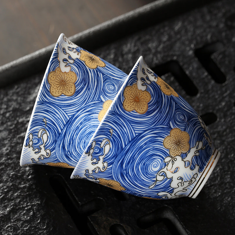 Weiße Jade Porzellan Tee Bowl Single Master Tasse