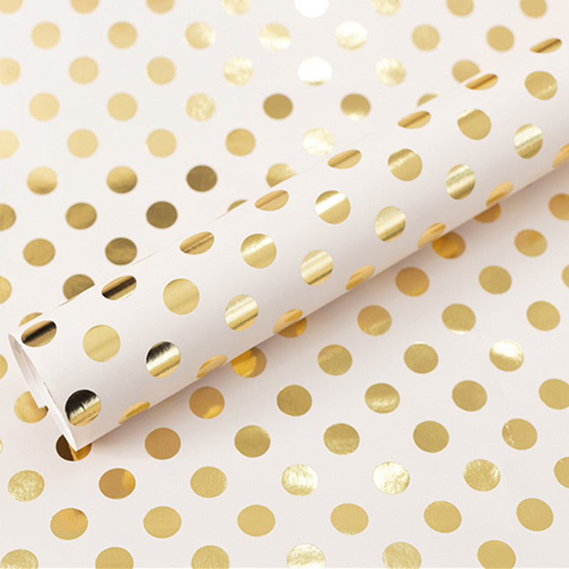 Vergoldung Polka Dot Geschenkpapier Weihnachtsgeschenkverpackung
