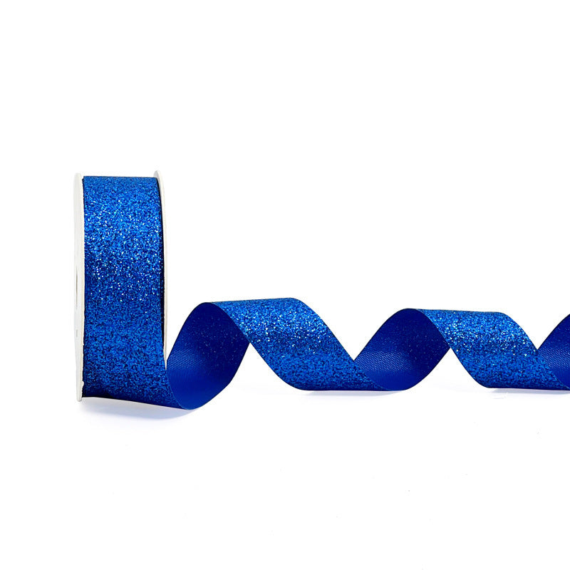 Super Shiny Gold Colorful Christmas Gift Flower Gift Wrap with Satin Ribbon