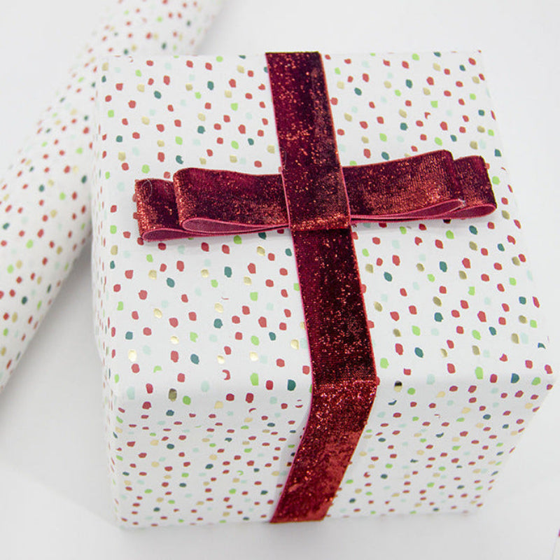 Vergoldung Polka Dot Geschenkpapier Weihnachtsgeschenkverpackung