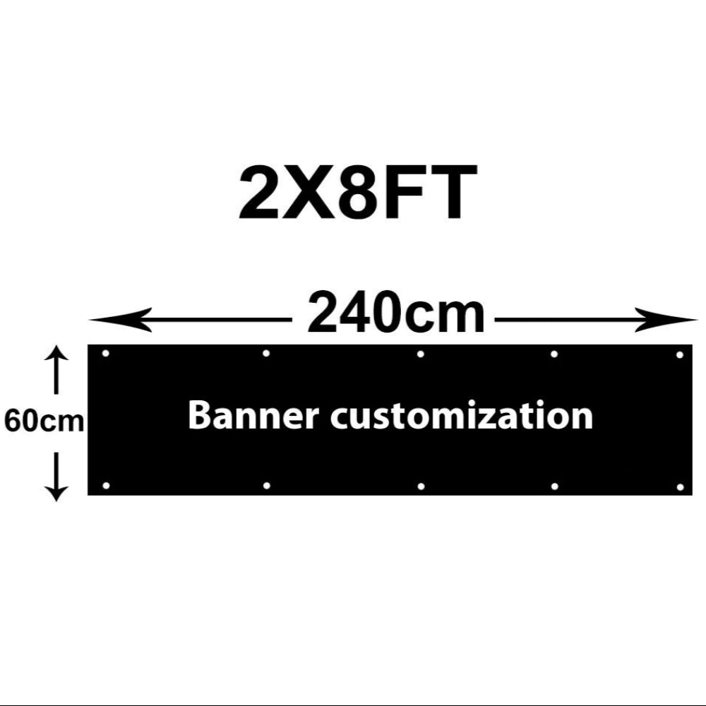 Banners Are Spread Throughout Customized Flags