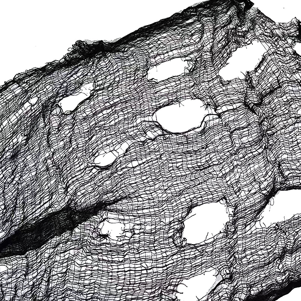 Halloween Black Gauze Decoration for Haunted House Party Backdrops-5