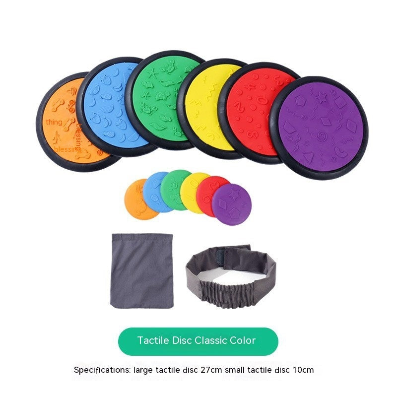 Sensory Tactile Disc Matching Toys Kindergarten Sensory Training Equipment