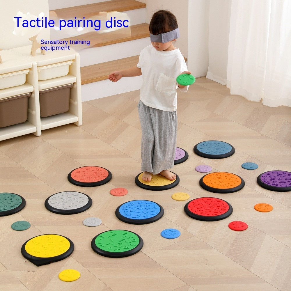 Sensory Tactile Disc Matching Toys Kindergarten Sensory Training Equipment