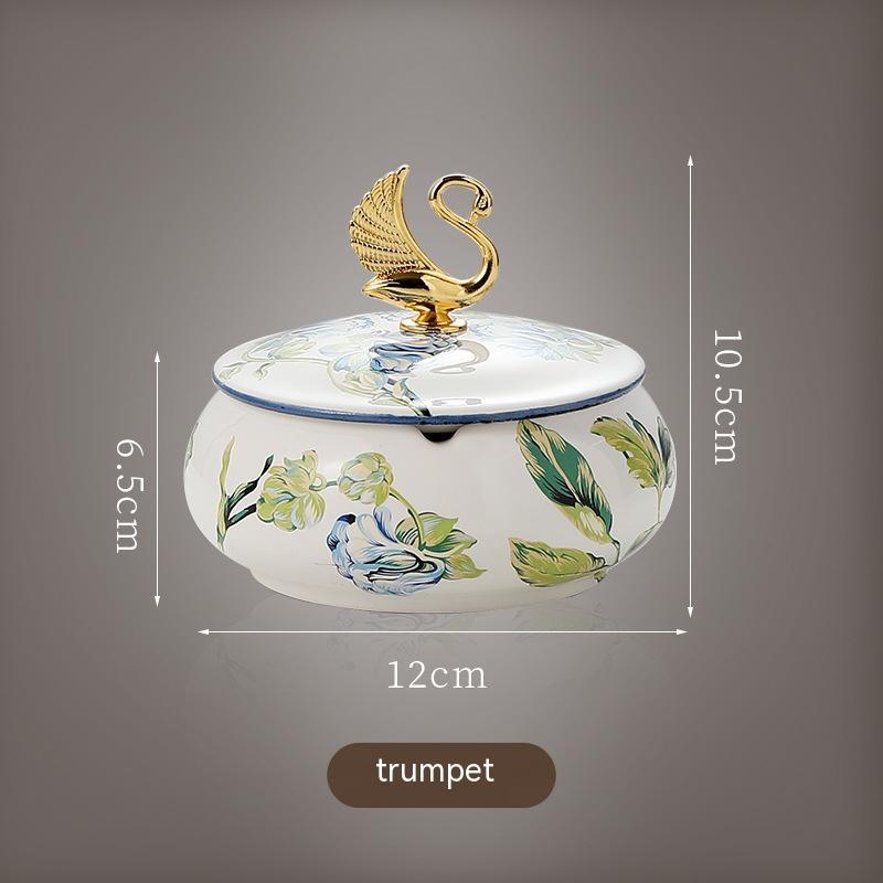 Büro -Aschenbecher mit Deckelwinddichte Flugasche