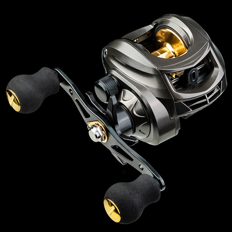 Magnetic brake casting reel with 8KG force and alloy body