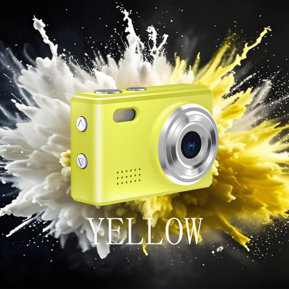 Yellow Mini HD Camera 1080P Pocket-Sized Gift for Teens-1