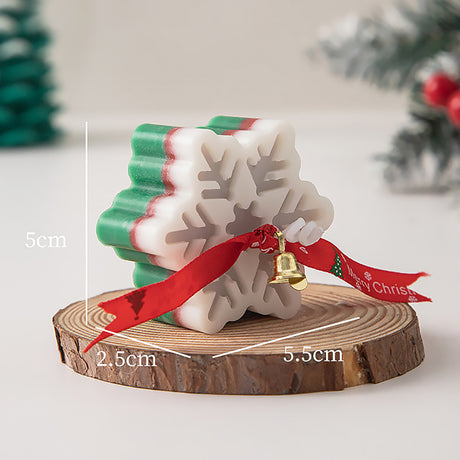 Christmas Exclusive Ambiance Gift Snowflake Indoor Scented Candle-2