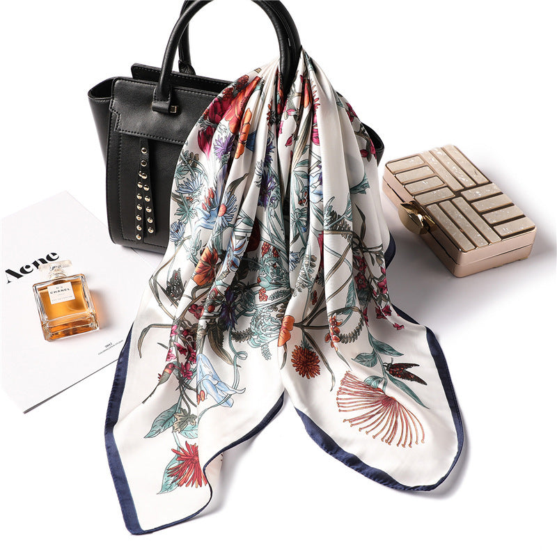 Silk Scarf Imitation Silk Scarf