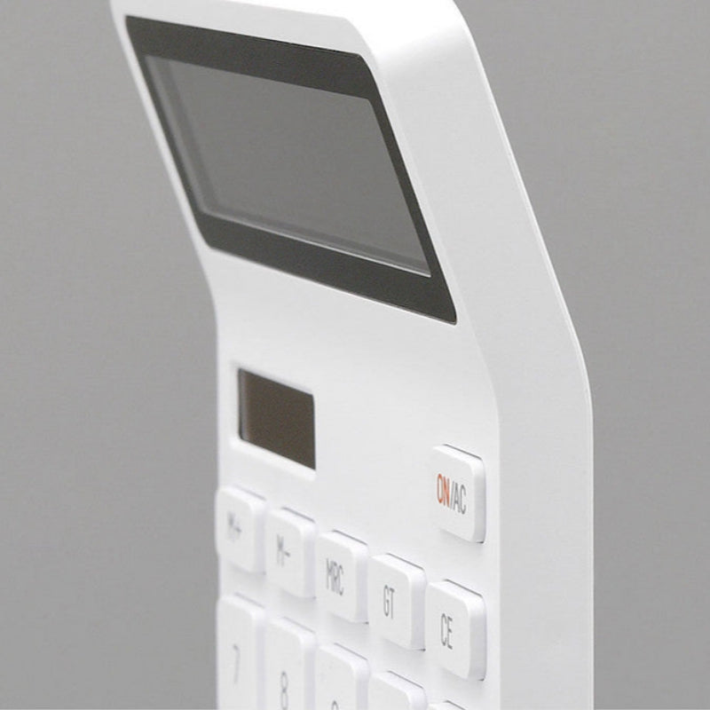 Weißer Tischrechner