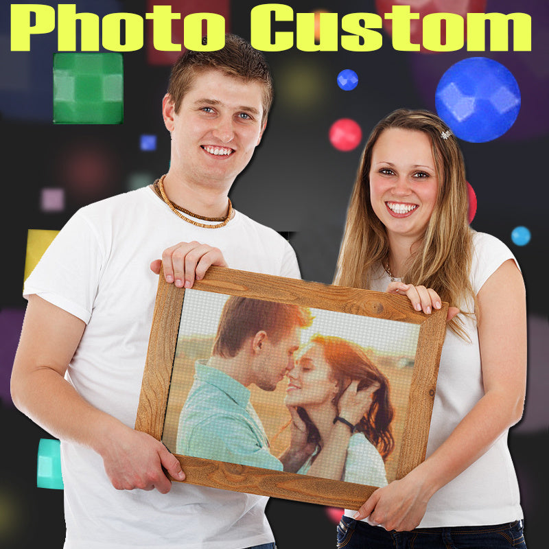 Diamantmalerei Squareround Benutzerdefinierte Malerei Strass Stickerei