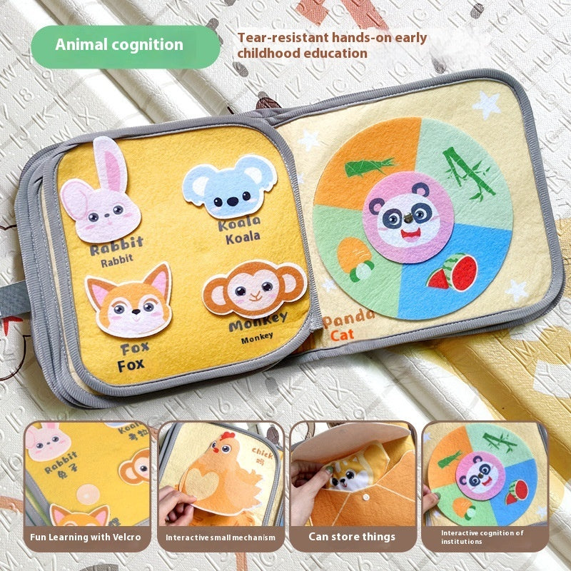 Early Childhood Cloth Book Education Tear-proof Biteable