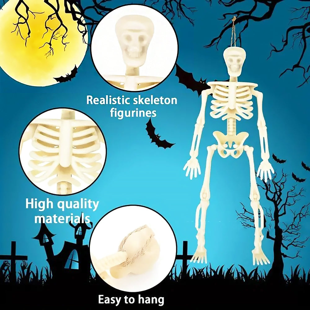 Halloween Resin Hanging Ornaments Set Indoor Outdoor Decorations-5