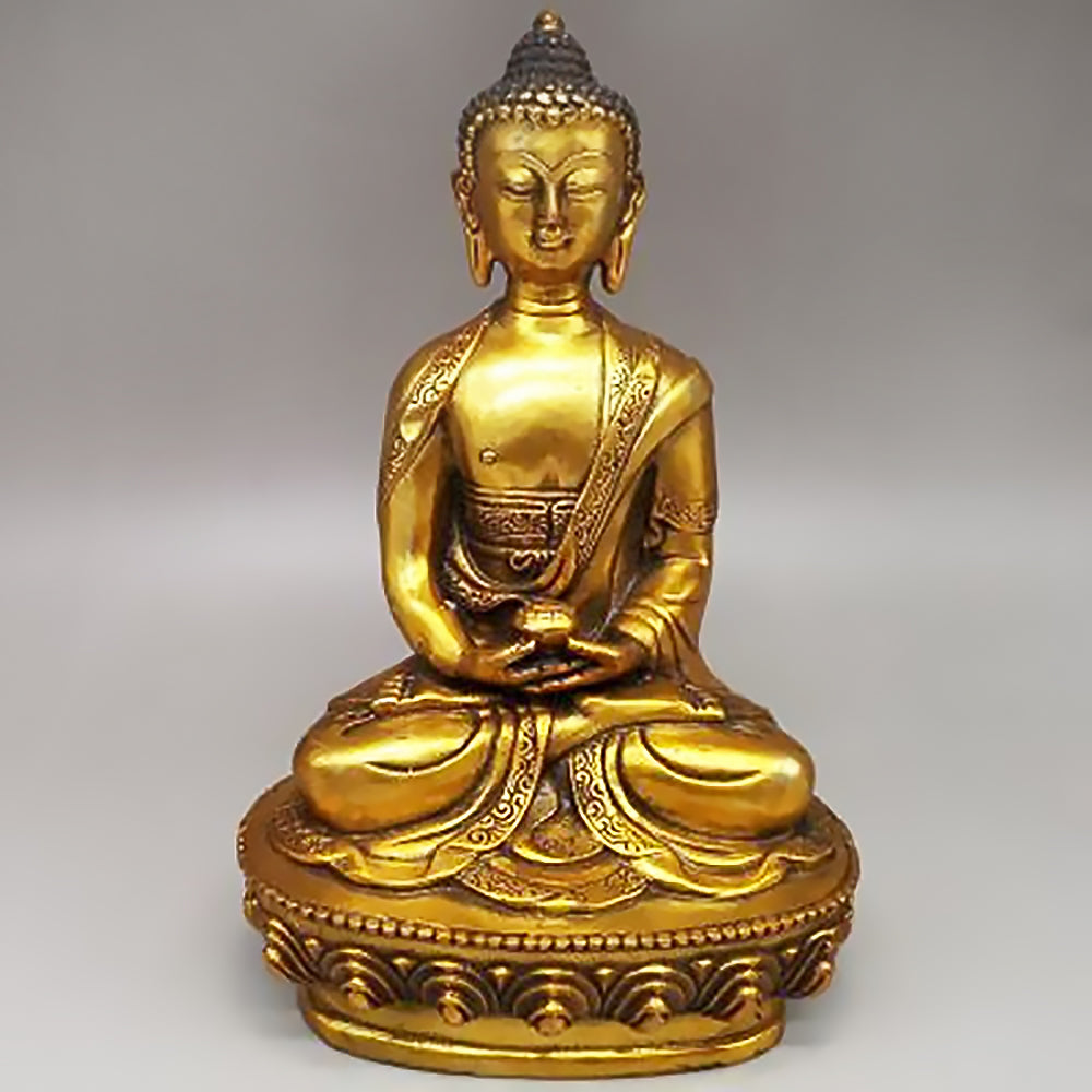 Reines Kupfer Amitabha Buddha Statue -Ornamente