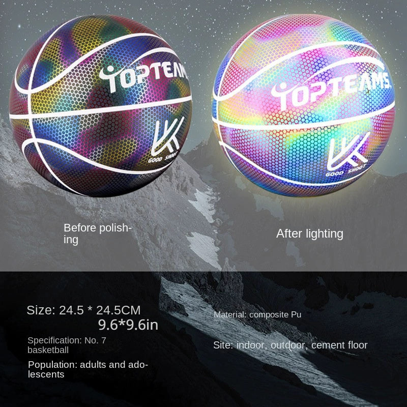 Holographic Luminous Basketball Wearable Creative Basketball