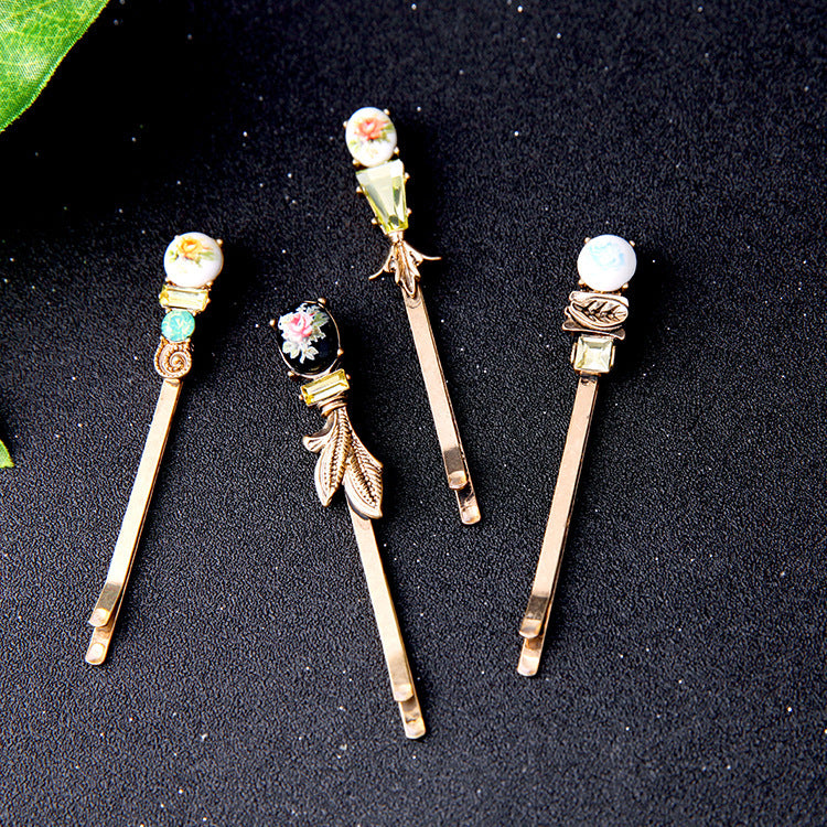 Personalisierte Blumen -Damen -Haarnadel