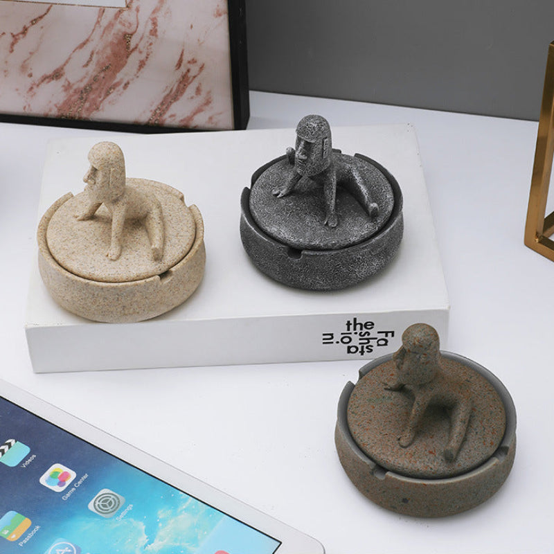 Easter Island Stoneman Personalized Ashtray