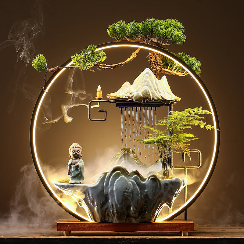 Flowing Water Inviting Wealth Decoration Home Fountain Living Room