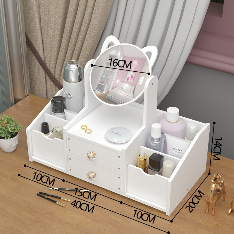 Schminkspiegel Tragbarer Spiegel Mädchen Desktop-Ankleidespiegel