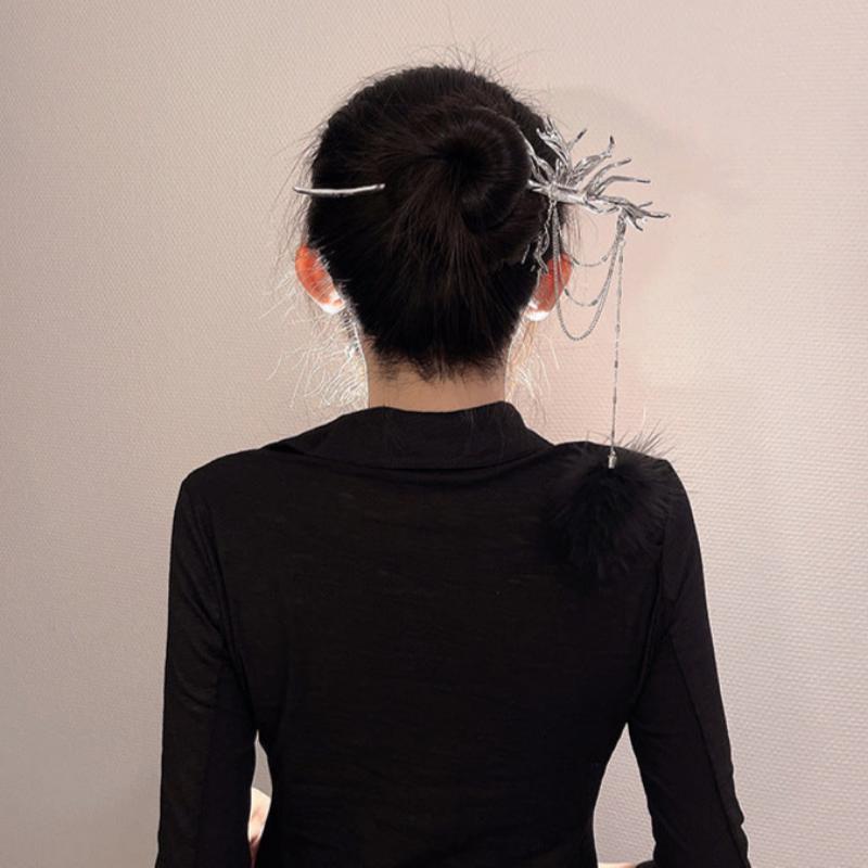 Feder Haarnadel Frauen neue chinesische Haarzubehör Han Kleidung