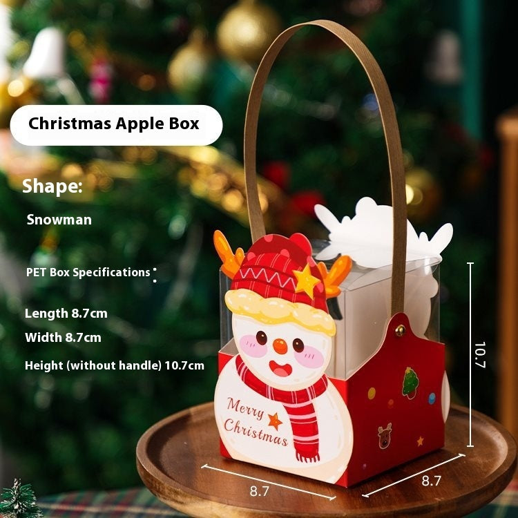 Christmas Gift Packaging Basket Candy Snack Packaging Gift Wrap Box