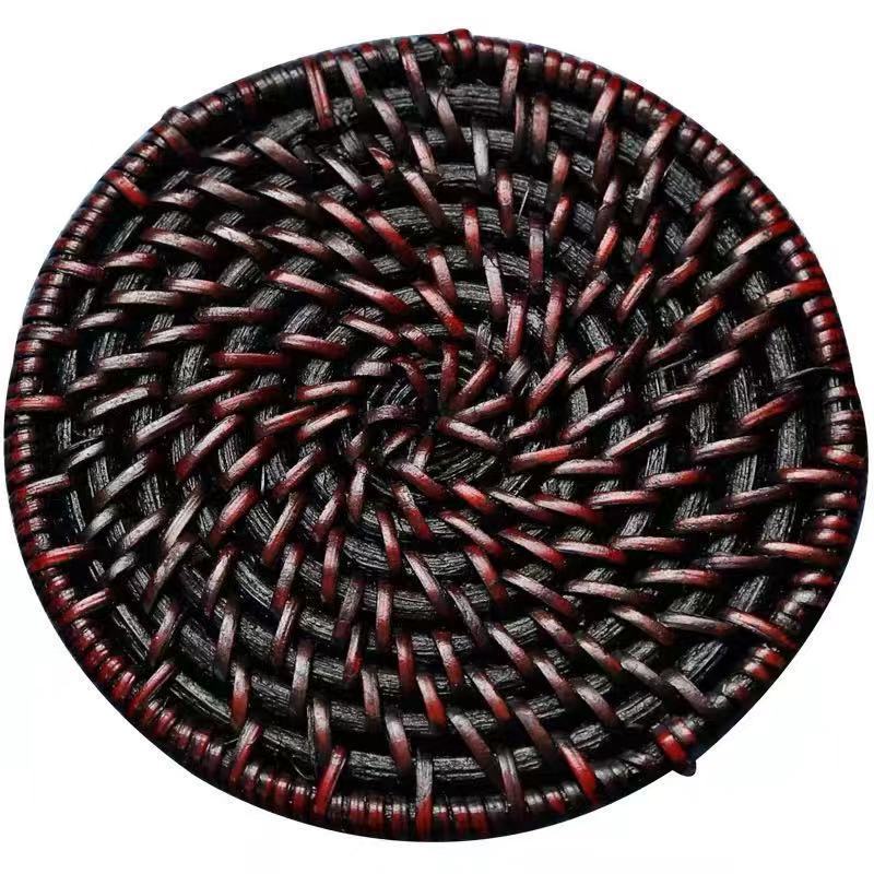 Chinesischer Handweber Rattan Coaster Kollyer Tee