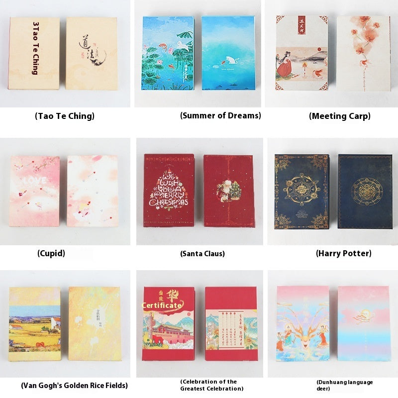 Folding Book Cultural and Creative Gifts Small Night Lamp