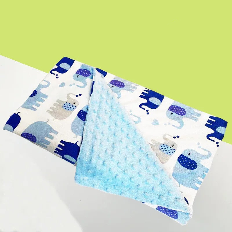 High Quality Baby Blanket Winter Flannel Fleece Infant Swaddle Blankets