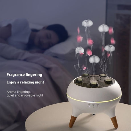 Household  Intelligent Atomization Humidifier Jellyfish Ultrasonic Aroma Diffuser Humidifier