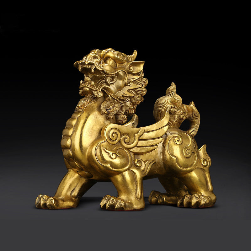 Groß alle Kupferpixiu -Ornamente Home Glückshandwerk