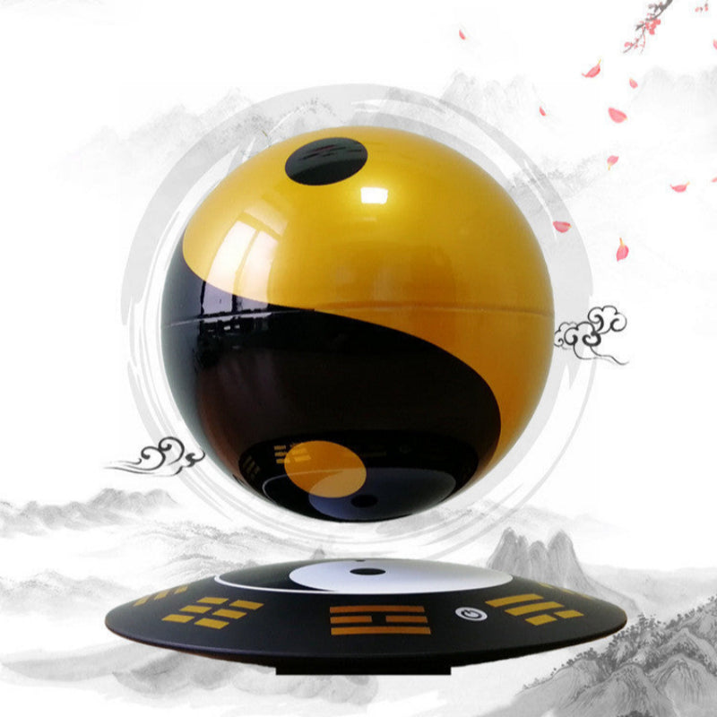 Maglev Tai Bagua Feng Shui Ball zieht nach neues Zuhause