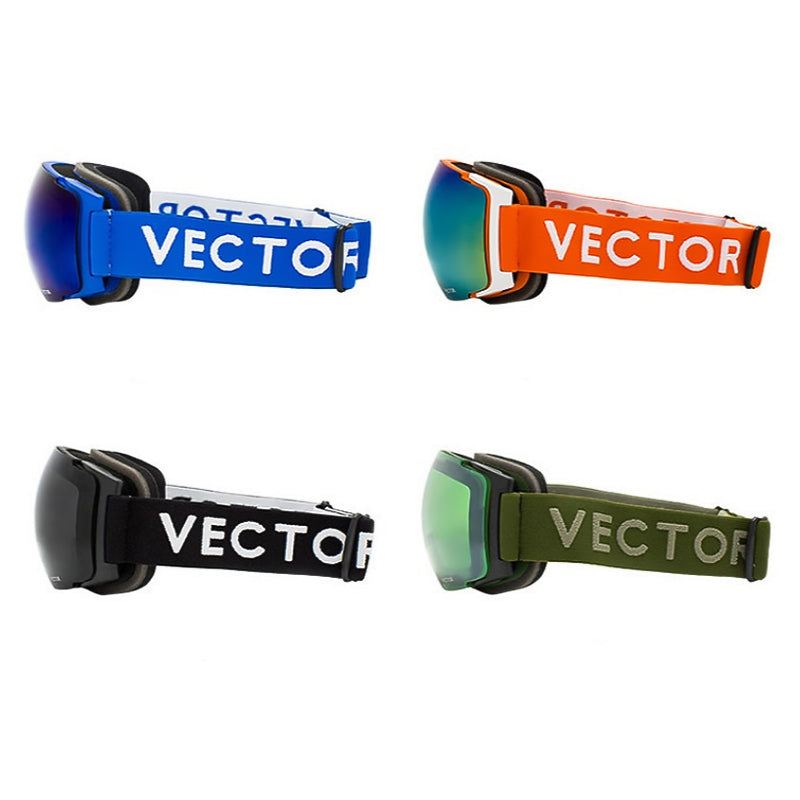 Compass Ski Glasses Double-layer Lens Anti-fog Spherical Surface Mountaineering Goggles