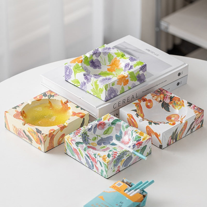 Square Creative Personalized Wohnzimmer Home Trend Grade Aschenbecher