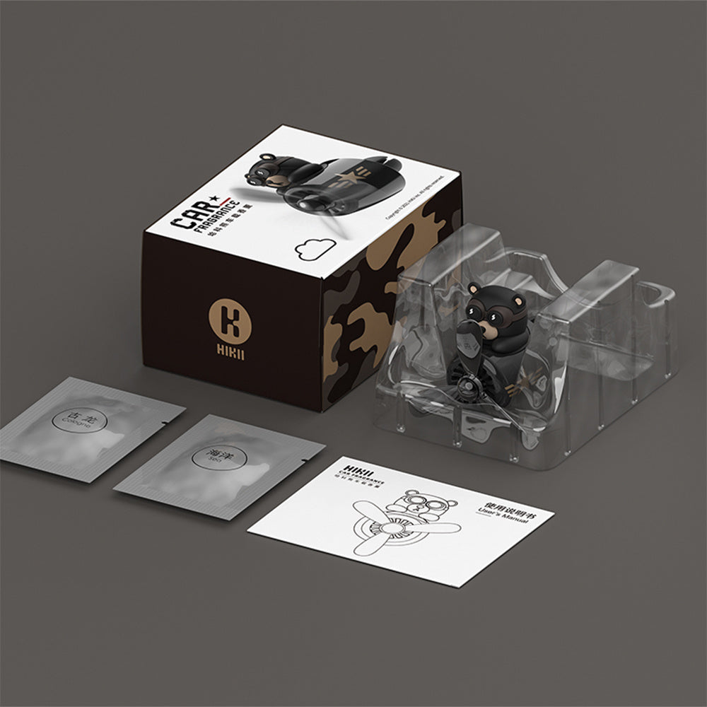 Haco Bear Car Aromatherapy Ornament Cute Air Vent Freshener-4