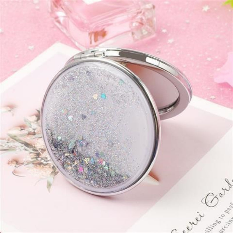 Women's Folding Portable Mini Makeup Mirror