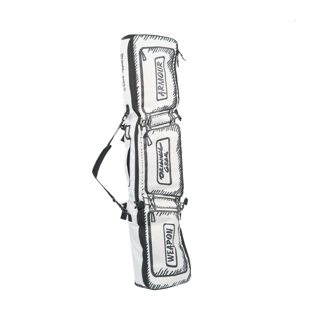 Wheeled Snowboard Bag Large Capacity for Single & Double Boards Travel Gear-5