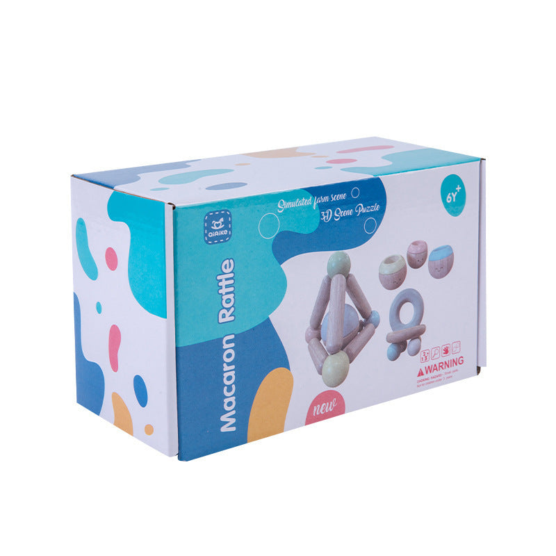 Sensorisches Spielzeug für Kleinkinder, fünfteiliges Set, Becher, Buche, Lernspielzeug