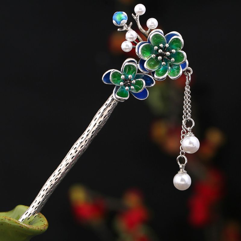 Wind Ahornblatt Quasten exquisit antikes Haarnadel