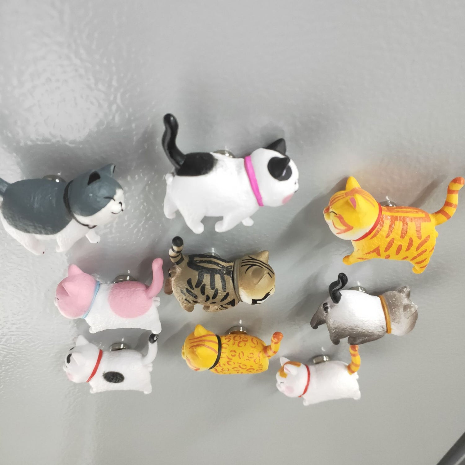 Niedliche Kätzchen-Kühlschrankmagnete, kreative 3D-Cartoon-Kühlschrankmagnete