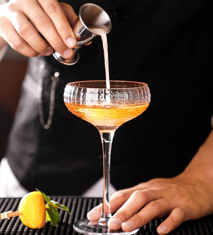 European Fantasy Cocktail Glasses Lead Free Crystal Line Cup