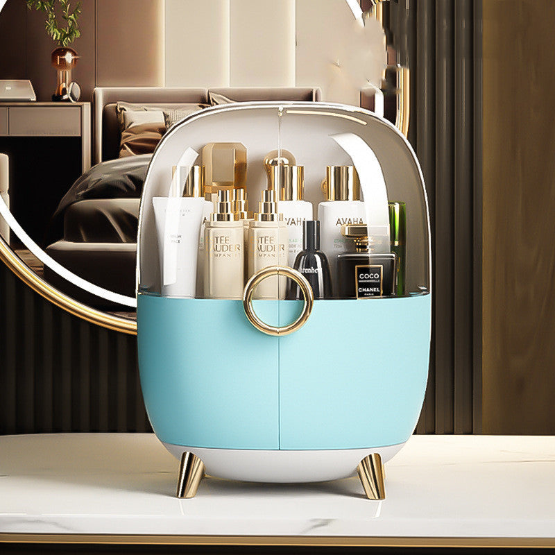 Light Luxury Desktop Macaron Color Cosmetics Storage Box-5