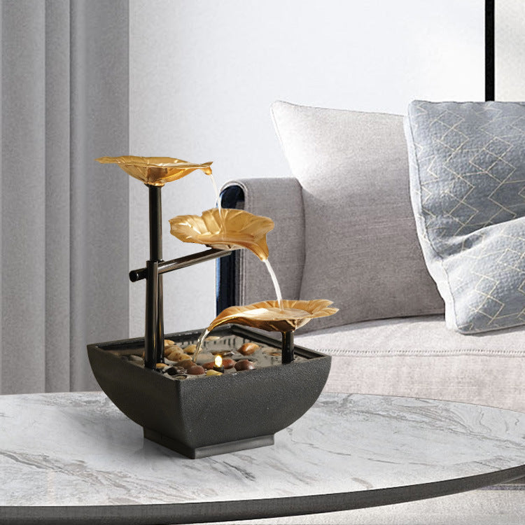 Desktop Feng Shui rotierende Wasserbrunnen Ornament