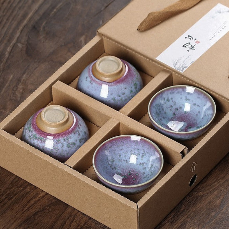 Jianzhan setzte Ofenwechsel Master Single Keramic Small Tea Tasse