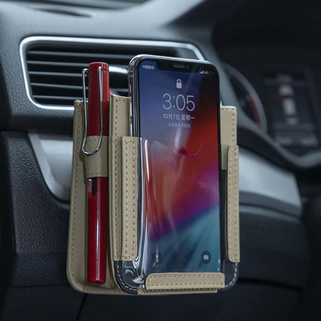 Autozubehör Air Outlet Leder Aufbewahrungstasche