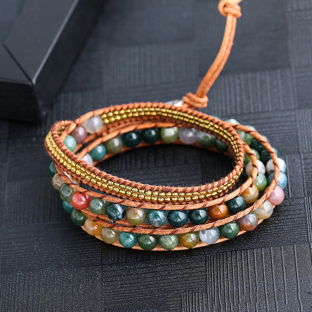 Hand-woven Multi-layered Beaded Bracelet